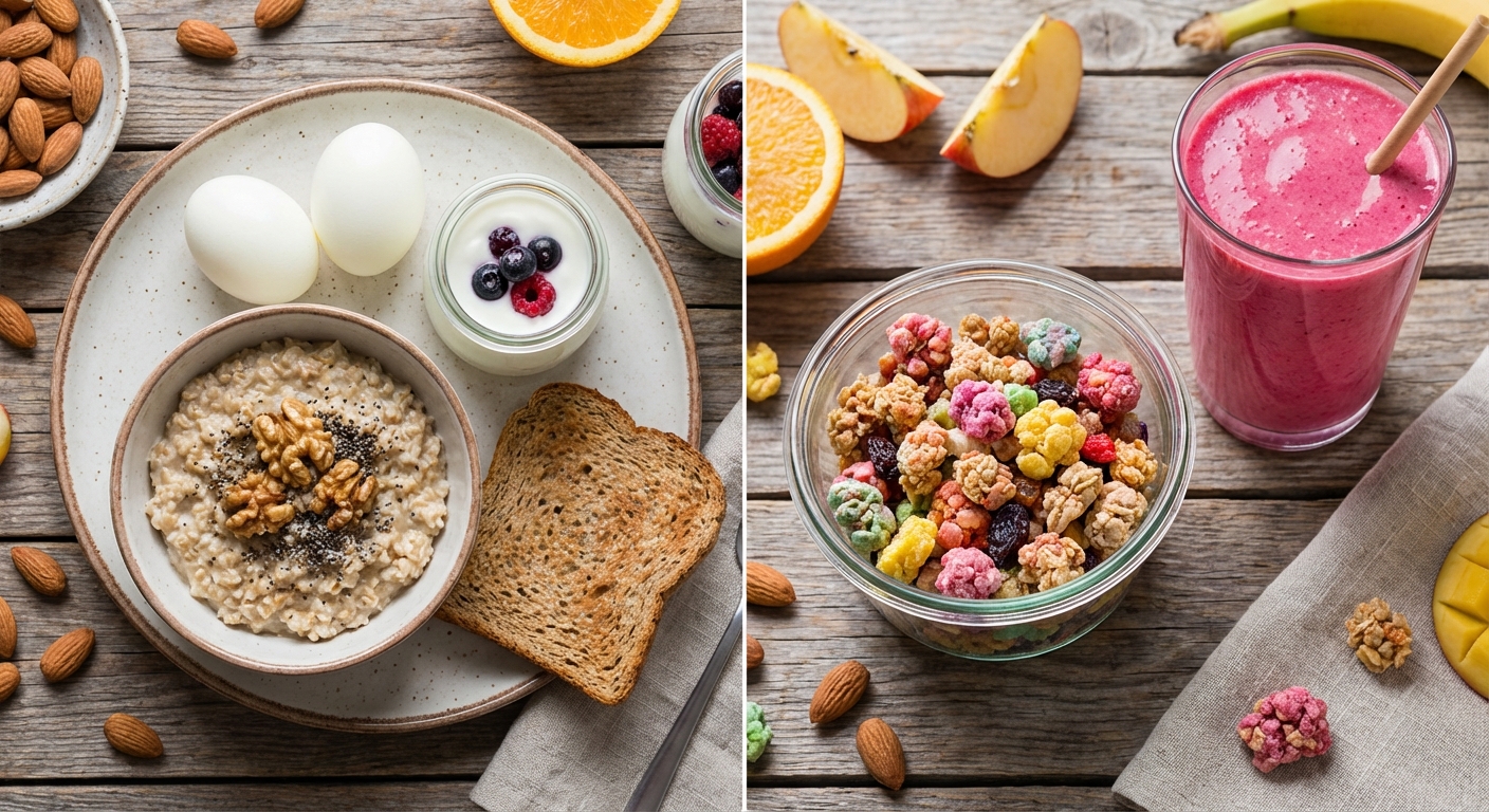 Tato „zdravá“ snídaně vás zasytí jen na krátkou dobu. Následně se dostaví hlad a chuti, které vše zhatí.